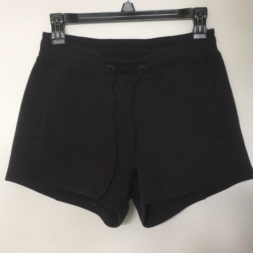 LuluLemon: Comfortable sweatpants material shorts.
